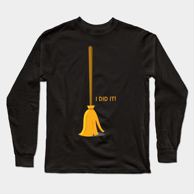 Broom Challenge Viral #BroomChallenge Accepted Funny Gift T-Shirt Long Sleeve T-Shirt by smartrocket